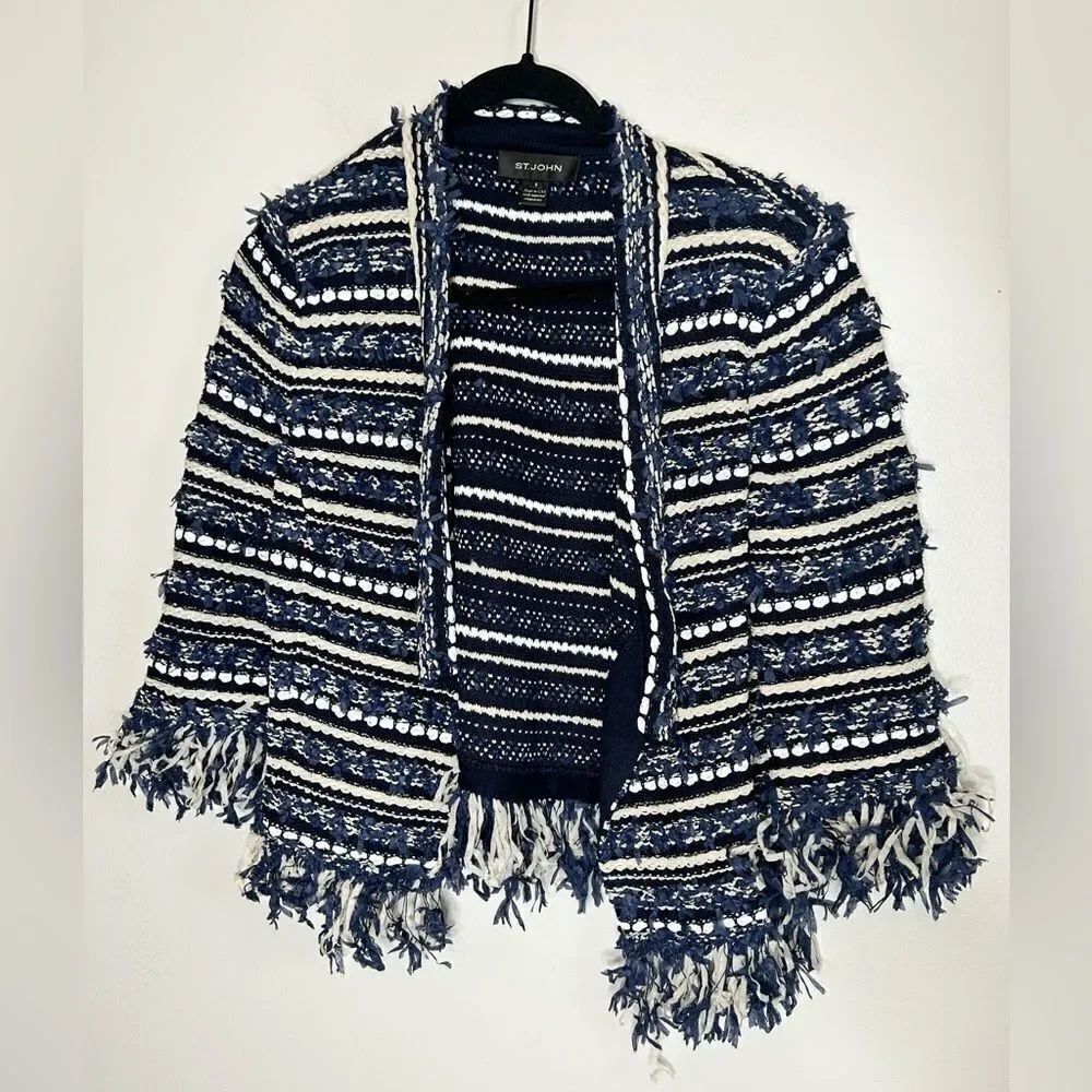 St. John Collection Lofty Floats Knit Jacket - Picture 6 of 8